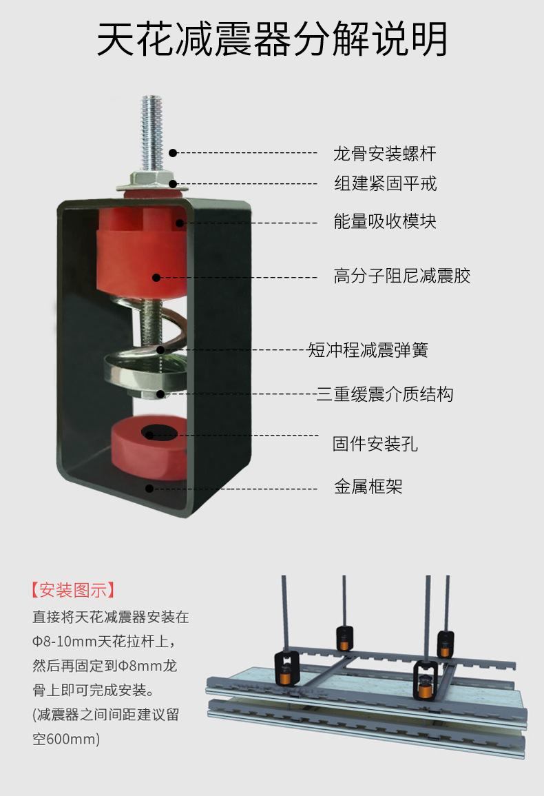 墻體減震器分解